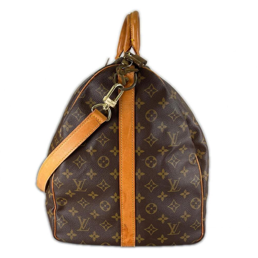 LOUIS VUITTON Brown Monogram Canvas Keepall 60 Boston Bag - Picture 2 of 15